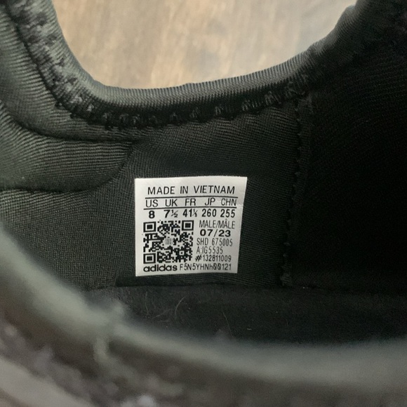 Adidas NMD black with blue accent. Men’s size 8. Like new condition. - Picture 3 of 6